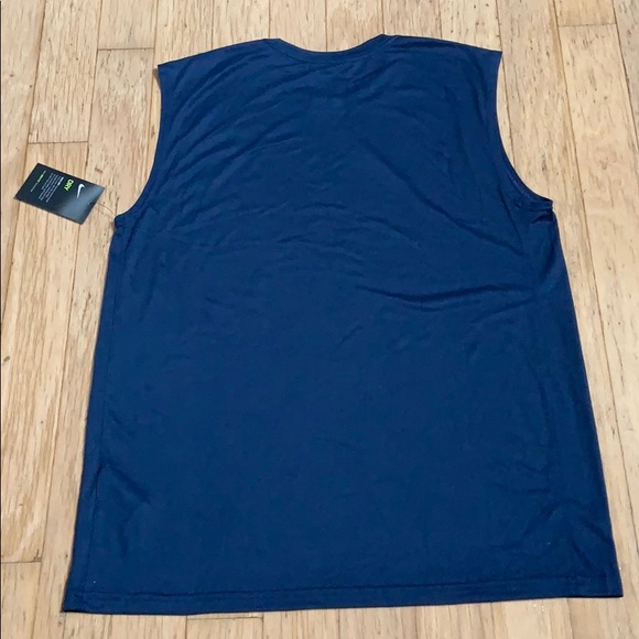 Nike Men’s Legend Sleeveless Tee Navy - Picture 4 of 4